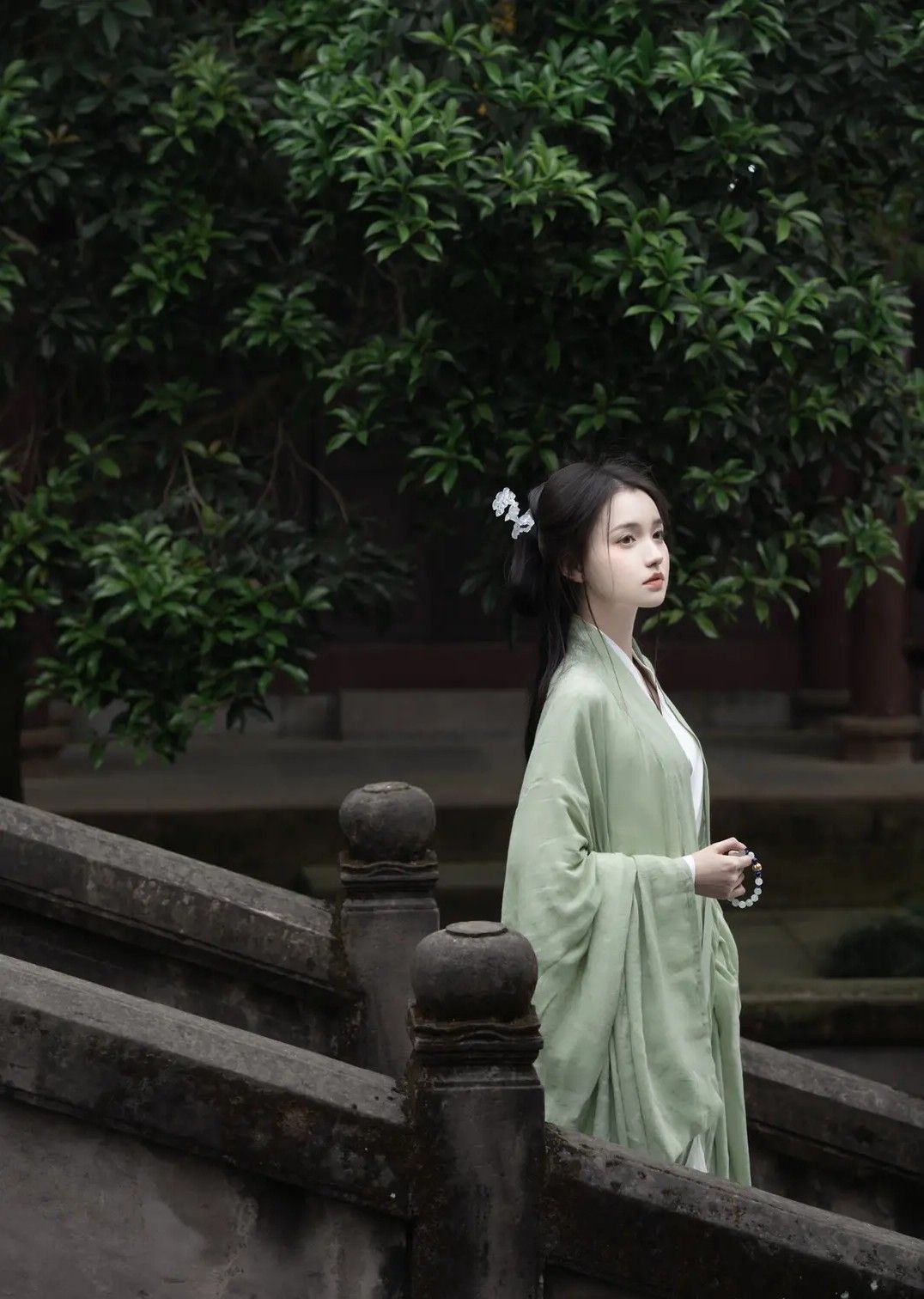 A Little Girl in Hanfu Fashion:A Fairy-like Appearance in Traditional Chinese Tang Costume A Little Girl in Hanfu Fashion:A Fairy-like Appearance in Traditional Chinese Tang Costume