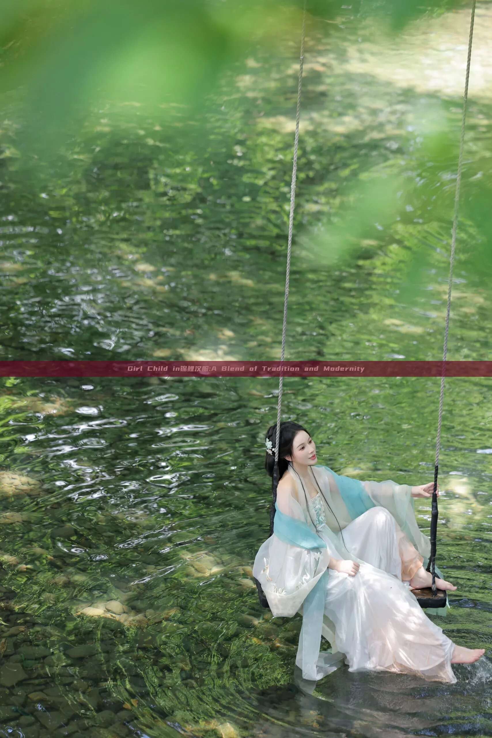 Girl Child in锦鲤汉服:A Blend of Tradition and Modernity