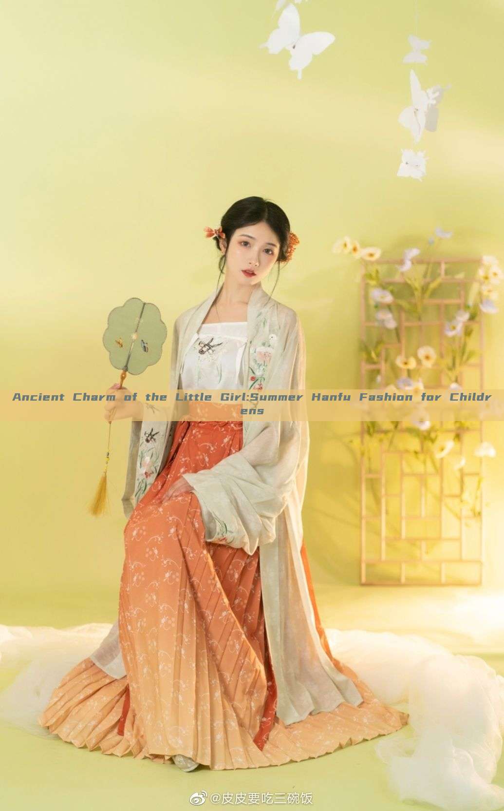 Ancient Charm of the Little Girl:Summer Hanfu Fashion for Childrens