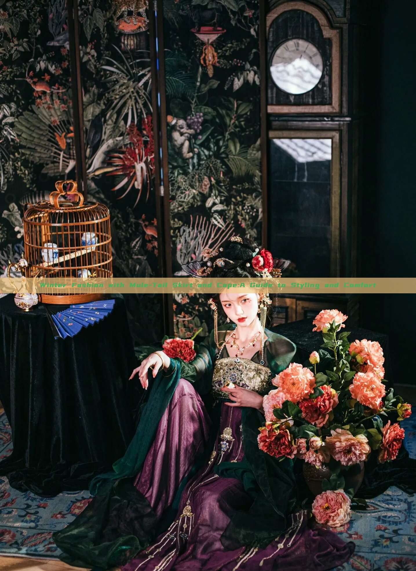 Winter Fashion with Mule-Tail Skirt and Cape:A Guide to Styling and Comfort