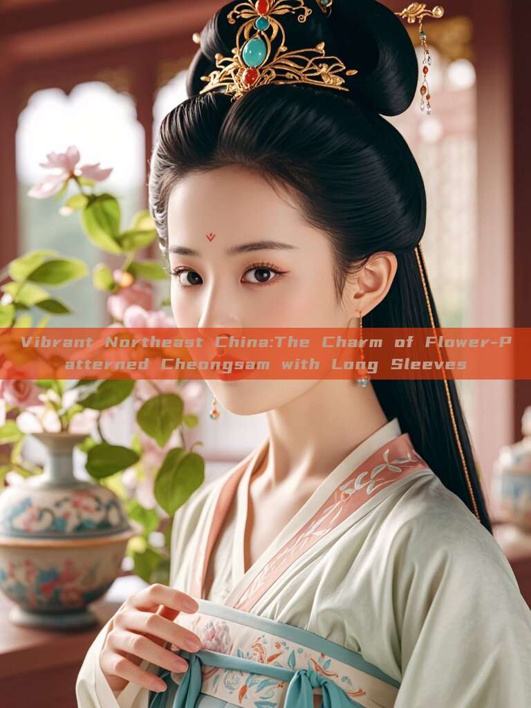 Vibrant Northeast China:The Charm of Flower-Patterned Cheongsam with Long Sleeves Vibrant Northeast China:The Charm of Flower-Patterned Cheongsam with Long Sleeves