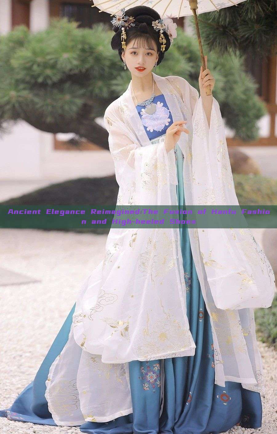Ancient Elegance Reimagined:The Fusion of Hanfu Fashion and High-heeled Shoes Ancient Elegance Reimagined:The Fusion of Hanfu Fashion and High-heeled Shoes