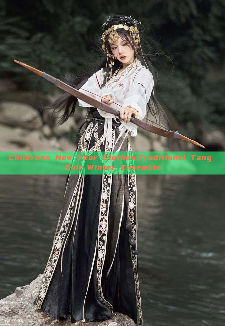 Childrens New Year Clothes:Traditional Tang Suit Winter Ensemble