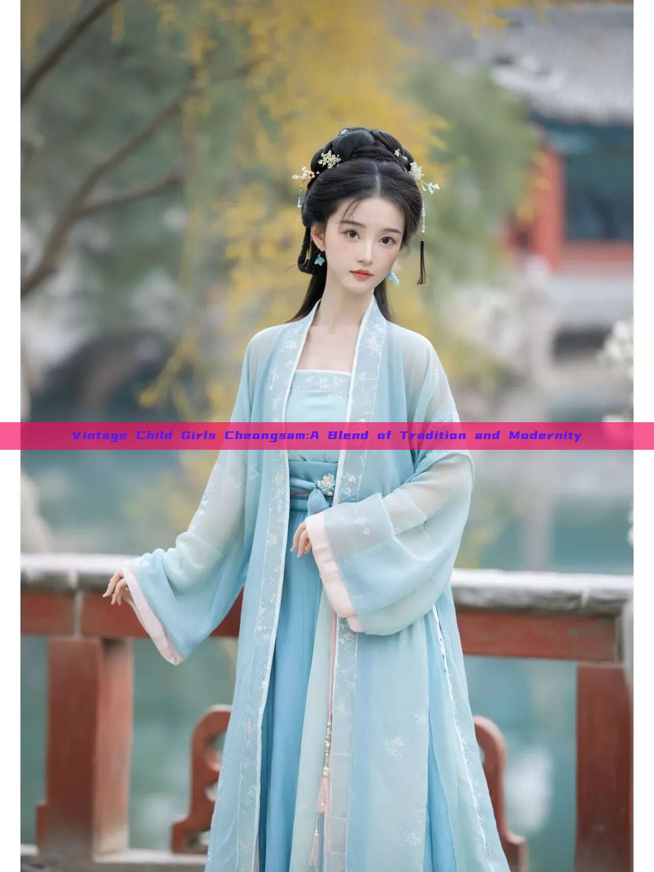 Vintage Child Girls Cheongsam:A Blend of Tradition and Modernity