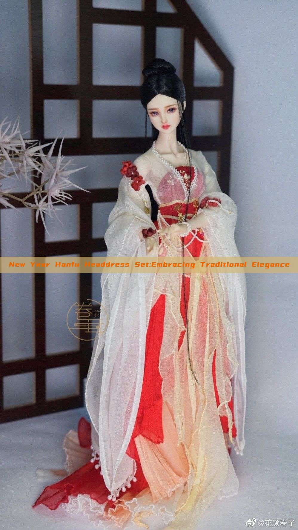 New Year Hanfu Headdress Set:Embracing Traditional Elegance New Year Hanfu Headdress Set:Embracing Traditional Elegance