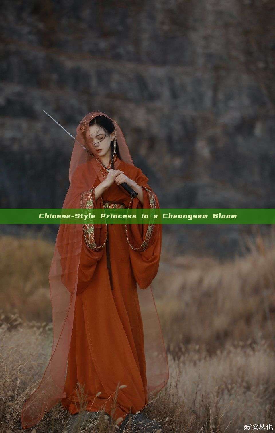 Chinese-Style Princess in a Cheongsam Bloom