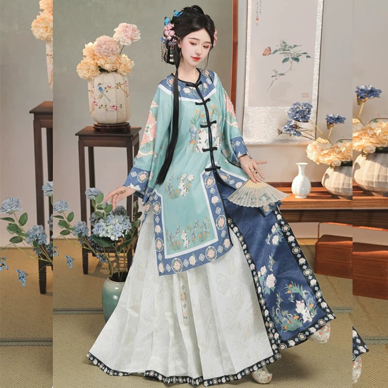 Traditional Chinese Style Top for Summer to Match with Horseface Skirt Traditional Chinese Style Top for Summer to Match with Horseface Skirt