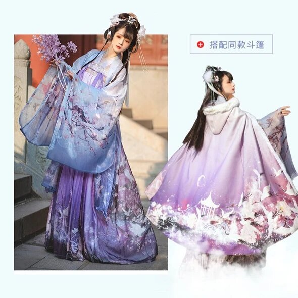 Winter Collection of Red Hanfu Costumes for Little Girls Winter Collection of Red Hanfu Costumes for Little Girls