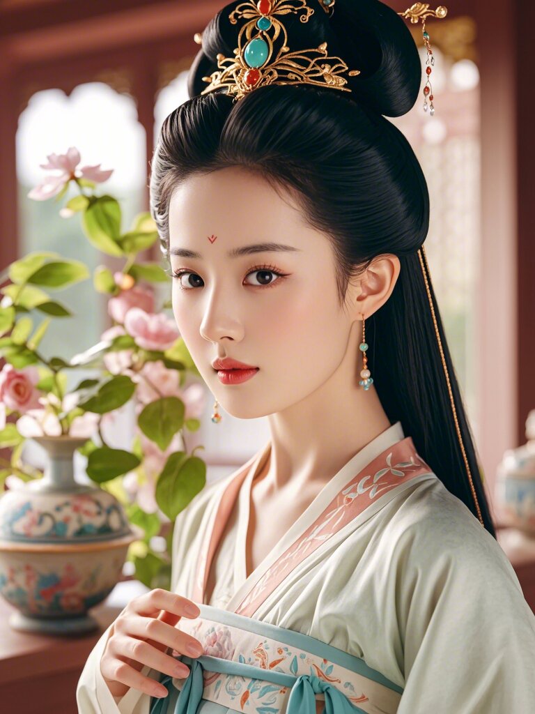 The Rise of Ju Jingyis Hanfu Fashion:Exploring the Charm of Flower-Adorned Traditional Attire The Rise of Ju Jingyis Hanfu Fashion:Exploring the Charm of Flower-Adorned Traditional Attire