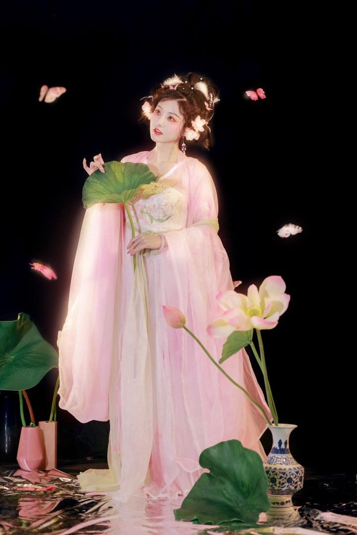 A Delicate Pink Cheongsam,Shawl,and Mini Jacket Ensemble A Delicate Pink Cheongsam,Shawl,and Mini Jacket Ensemble