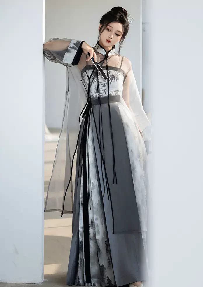 Winter Fashion:Chinese-Style Puff-Skirt Ensemble Winter Fashion:Chinese-Style Puff-Skirt Ensemble