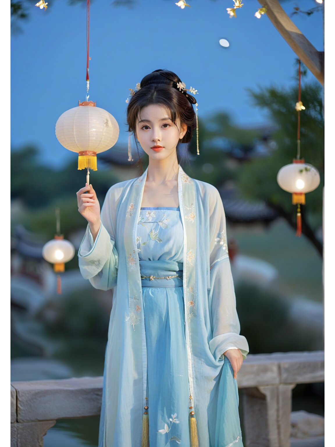 Ancient Fairy-like Elegance of Hanfu for Little Girls Ancient Fairy-like Elegance of Hanfu for Little Girls