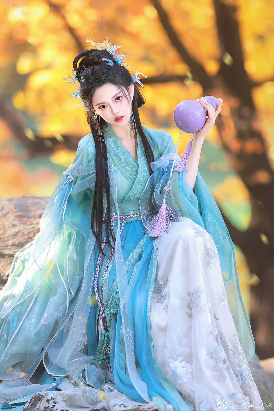Lightweight Summer Hanfu Costumes for Little Girls Lightweight Summer Hanfu Costumes for Little Girls