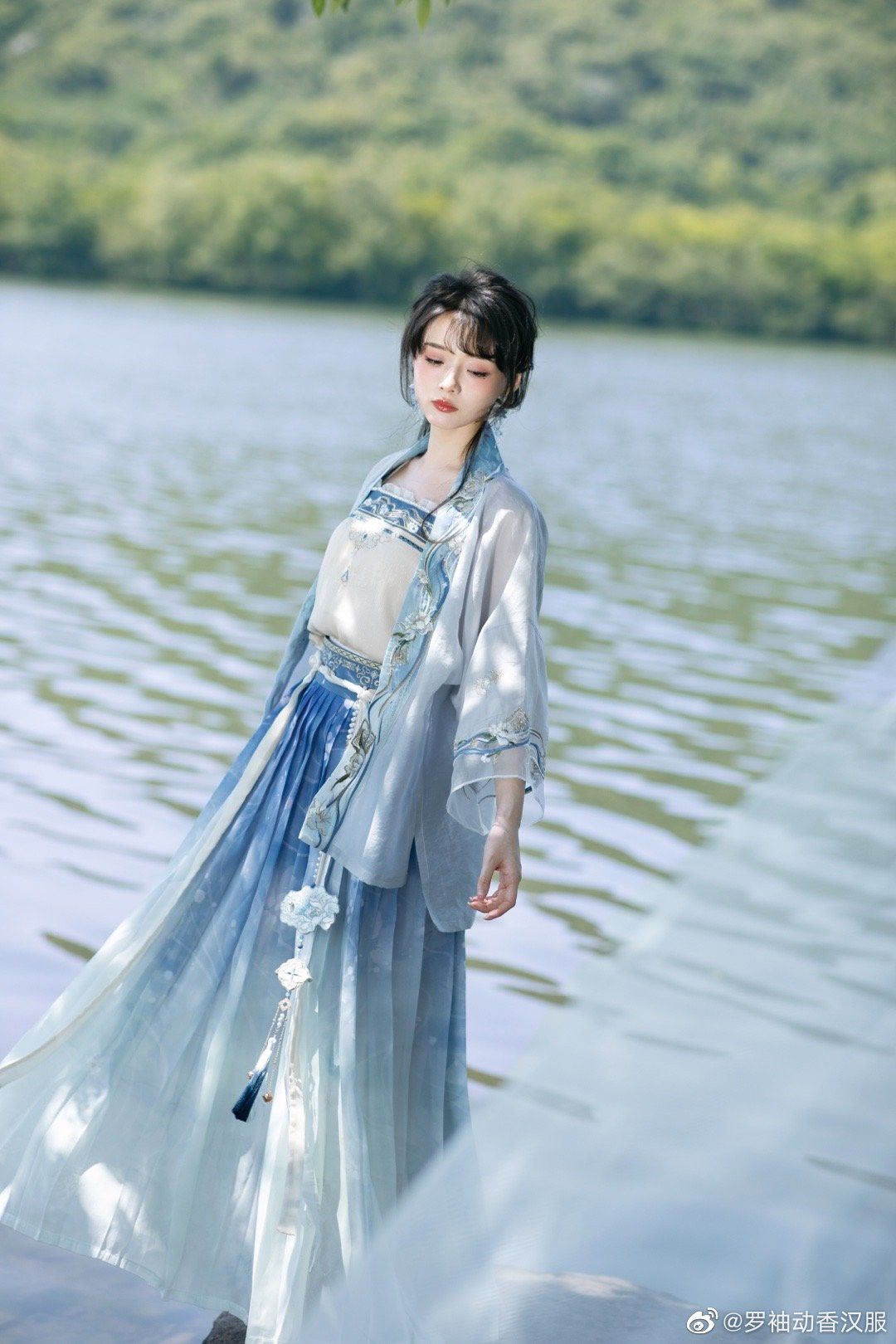 The Unique Charm of Song-Era Hanfu with Aircraft-Inspired Sleeve Design The Unique Charm of Song-Era Hanfu with Aircraft-Inspired Sleeve Design