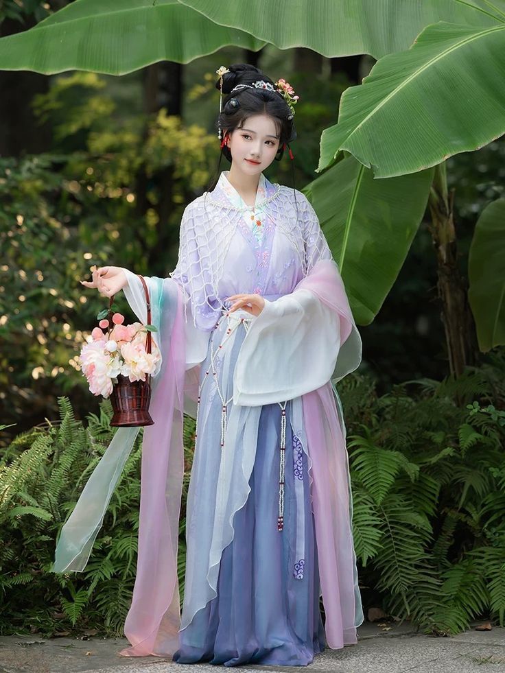 The Enchanting World of a Purple Hanfu Girl Child The Enchanting World of a Purple Hanfu Girl Child