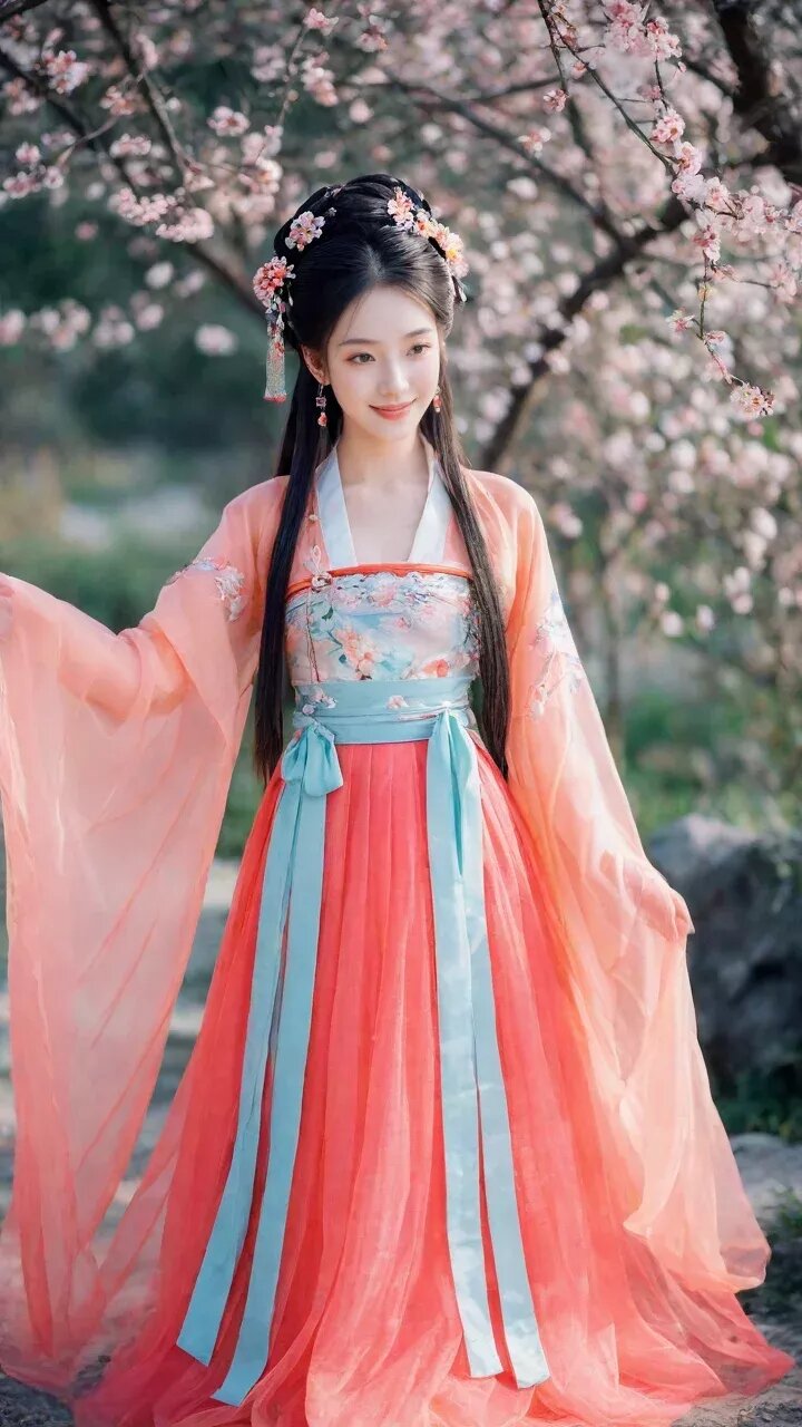 The Enchanting Journey of a Young Girl in a Hanfu Fairy Tale The Enchanting Journey of a Young Girl in a Hanfu Fairy Tale