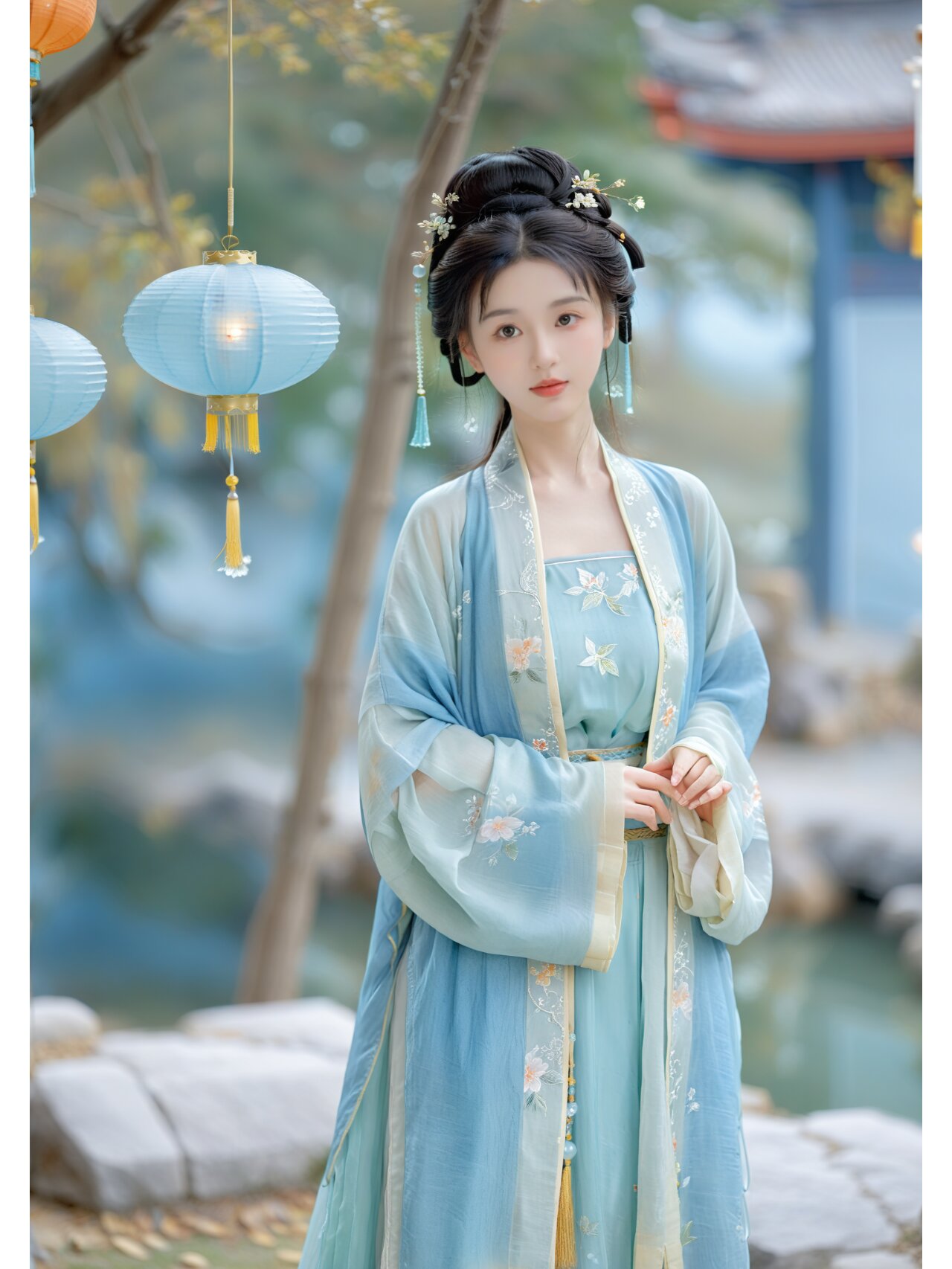 Ningan Dreams:The Allure of Hanfu Fashion in the Style of Bai Lu Ningan Dreams:The Allure of Hanfu Fashion in the Style of Bai Lu