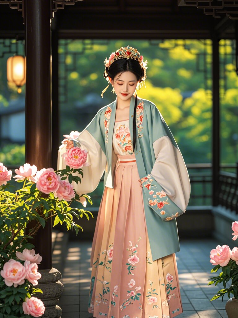 Peach Blossom Fairy:Original Hanfu Fashion of the Peach Blossom Immortal Peach Blossom Fairy:Original Hanfu Fashion of the Peach Blossom Immortal