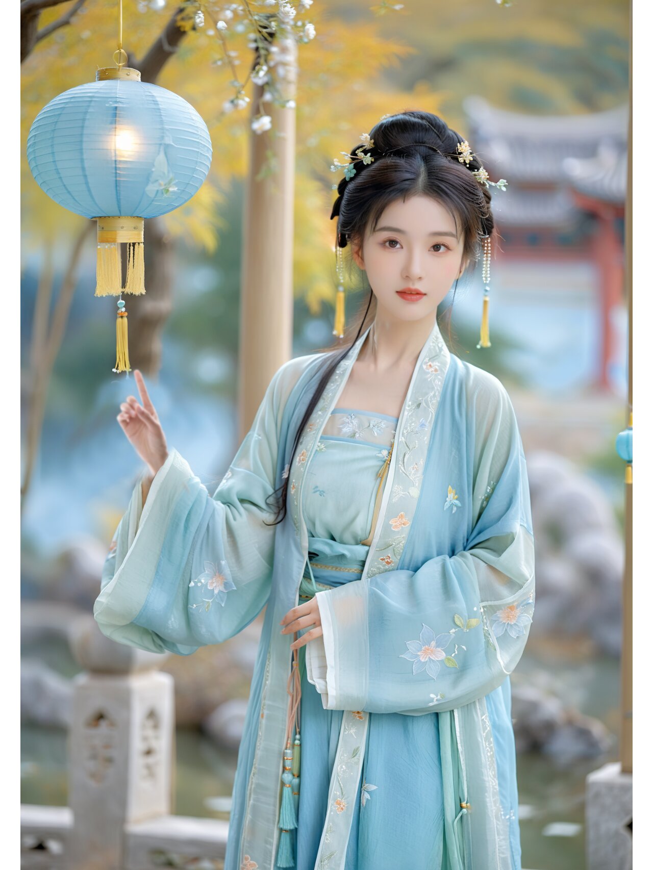 Traditional Chinese Style Ma-Faced Skirt Ensemble Traditional Chinese Style Ma-Faced Skirt Ensemble