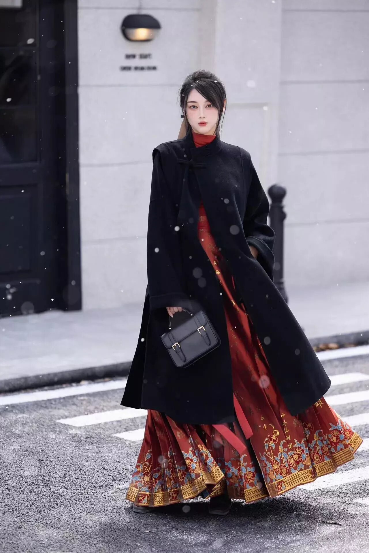 Winter Hanfu for Girls:Traditional New Years Clothing for Children Winter Hanfu for Girls:Traditional New Years Clothing for Children
