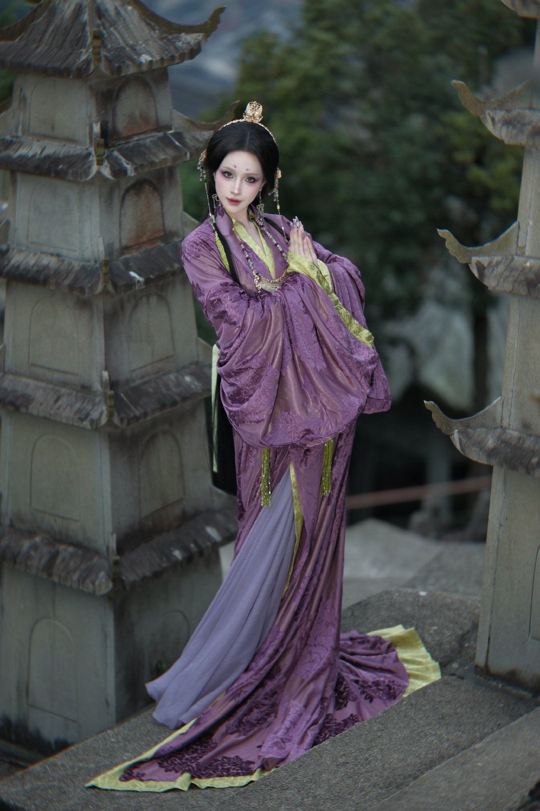 Ancient Charm of Girls Traditional Hanfu Costume Ancient Charm of Girls Traditional Hanfu Costume