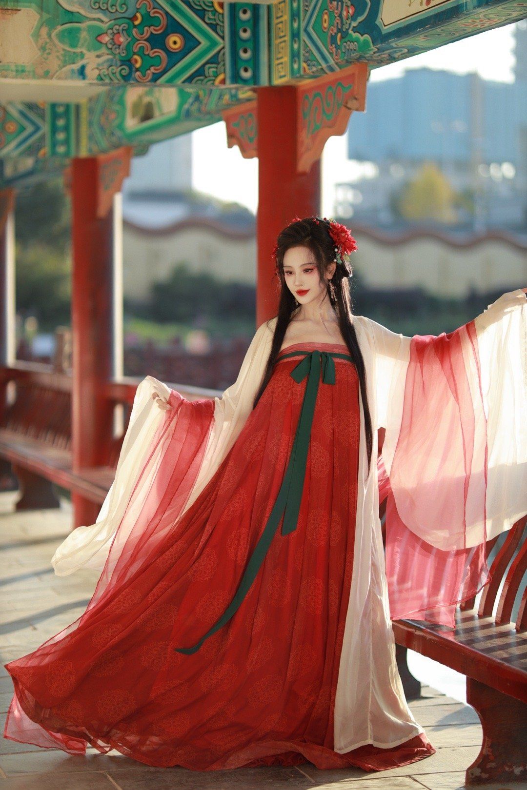 Little Girls in Traditional Chinese Hanfu Costumes:Embracing the Ancient Charm Little Girls in Traditional Chinese Hanfu Costumes:Embracing the Ancient Charm