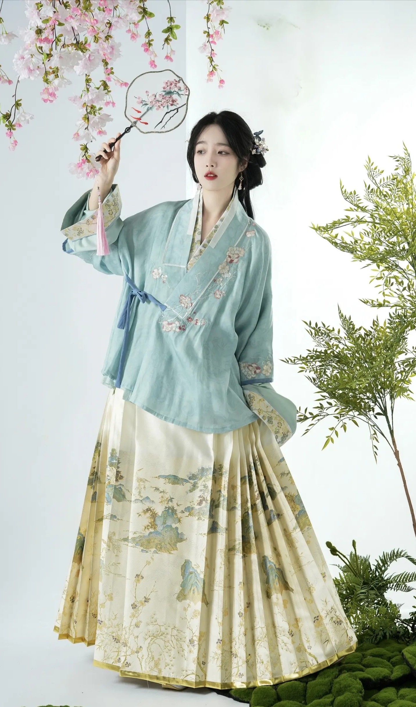 Womens Performance in a Horseface Skirt Ensemble Womens Performance in a Horseface Skirt Ensemble