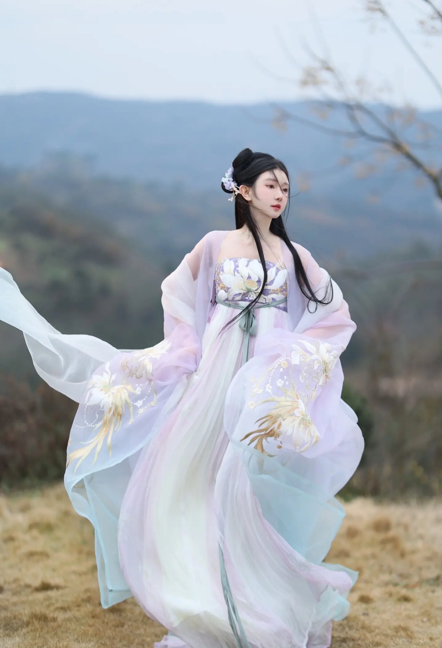 Ethereal Elegance of Hanfu Summer Girls in Chinese Traditional Attire Ethereal Elegance of Hanfu Summer Girls in Chinese Traditional Attire