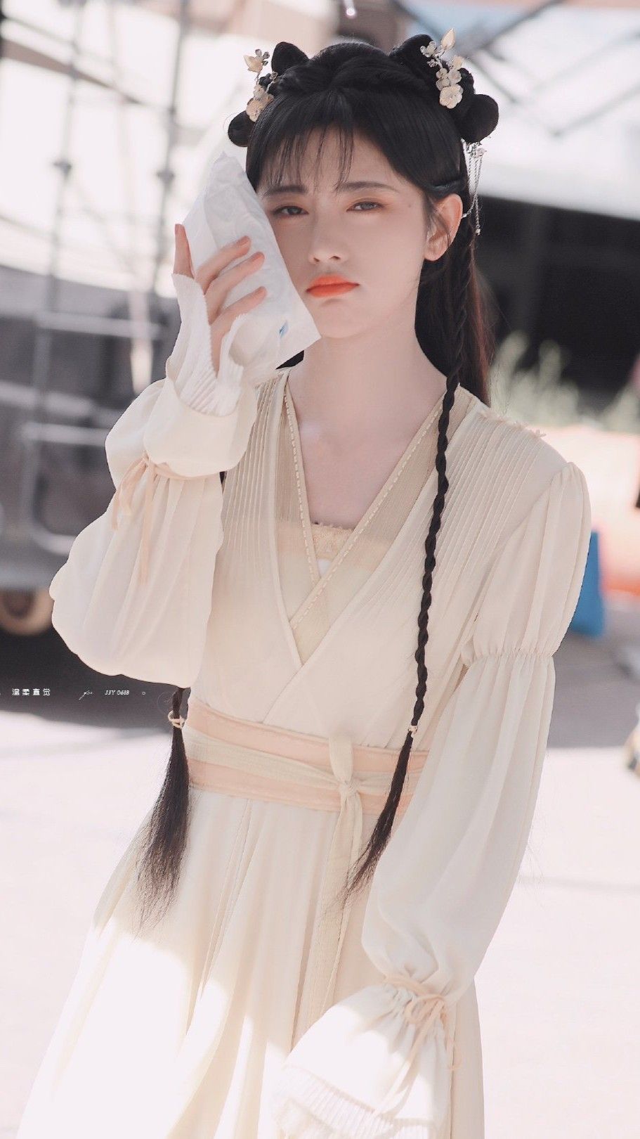 Ancient Charm:A Girls Hanfu Clothing Set A Journey into Traditional Elegance