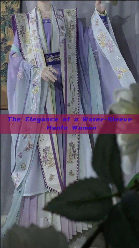 The Elegance of a Water-Sleeve Hanfu Woman
