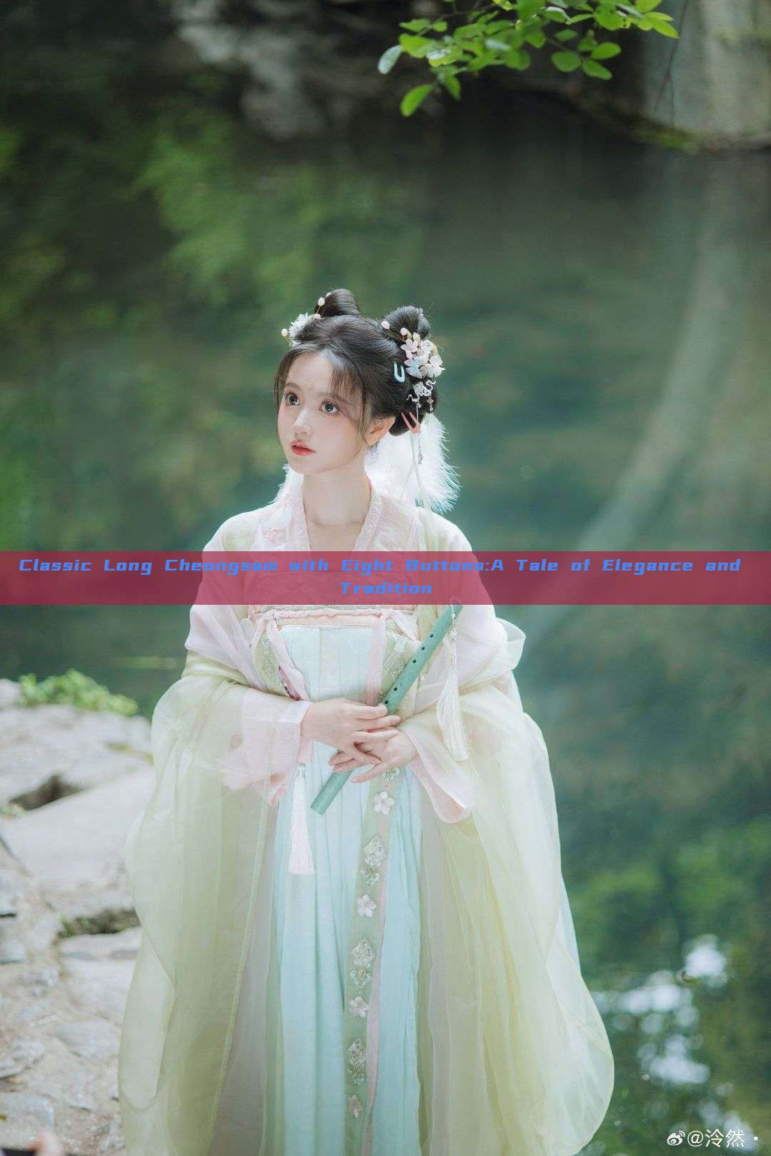 Classic Long Cheongsam with Eight Buttons:A Tale of Elegance and Tradition Classic Long Cheongsam with Eight Buttons:A Tale of Elegance and Tradition