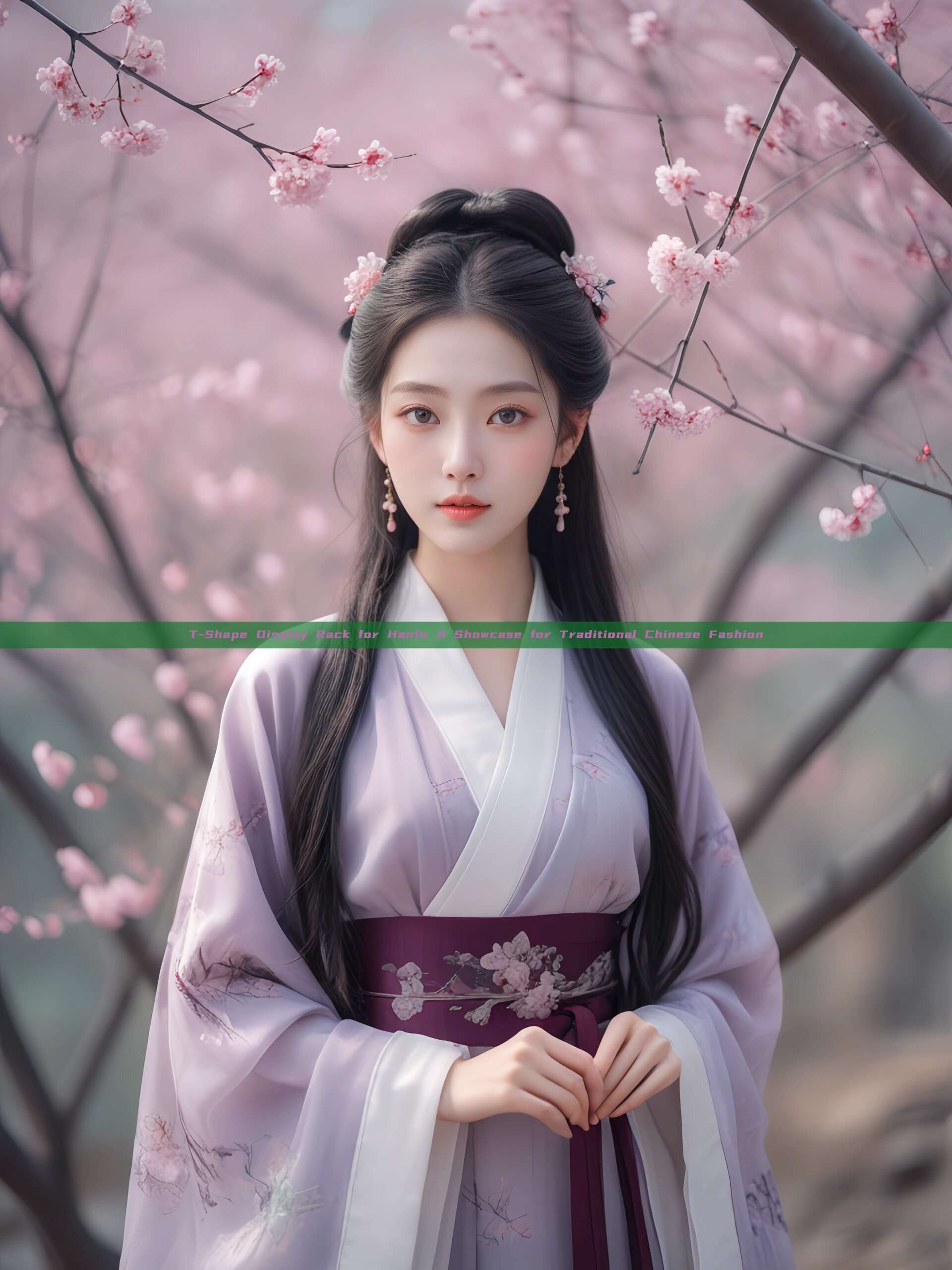 T-Shape Display Rack for Hanfu A Showcase for Traditional Chinese Fashion T-Shape Display Rack for Hanfu A Showcase for Traditional Chinese Fashion
