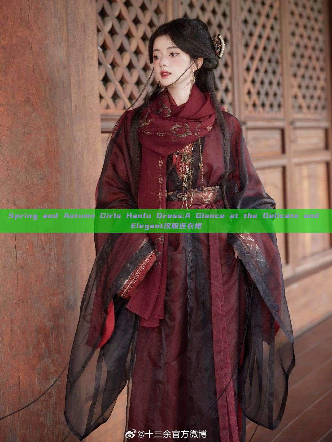 Spring and Autumn Girls Hanfu Dress:A Glance at the Delicate and Elegant汉服连衣裙 Spring and Autumn Girls Hanfu Dress:A Glance at the Delicate and Elegant汉服连衣裙